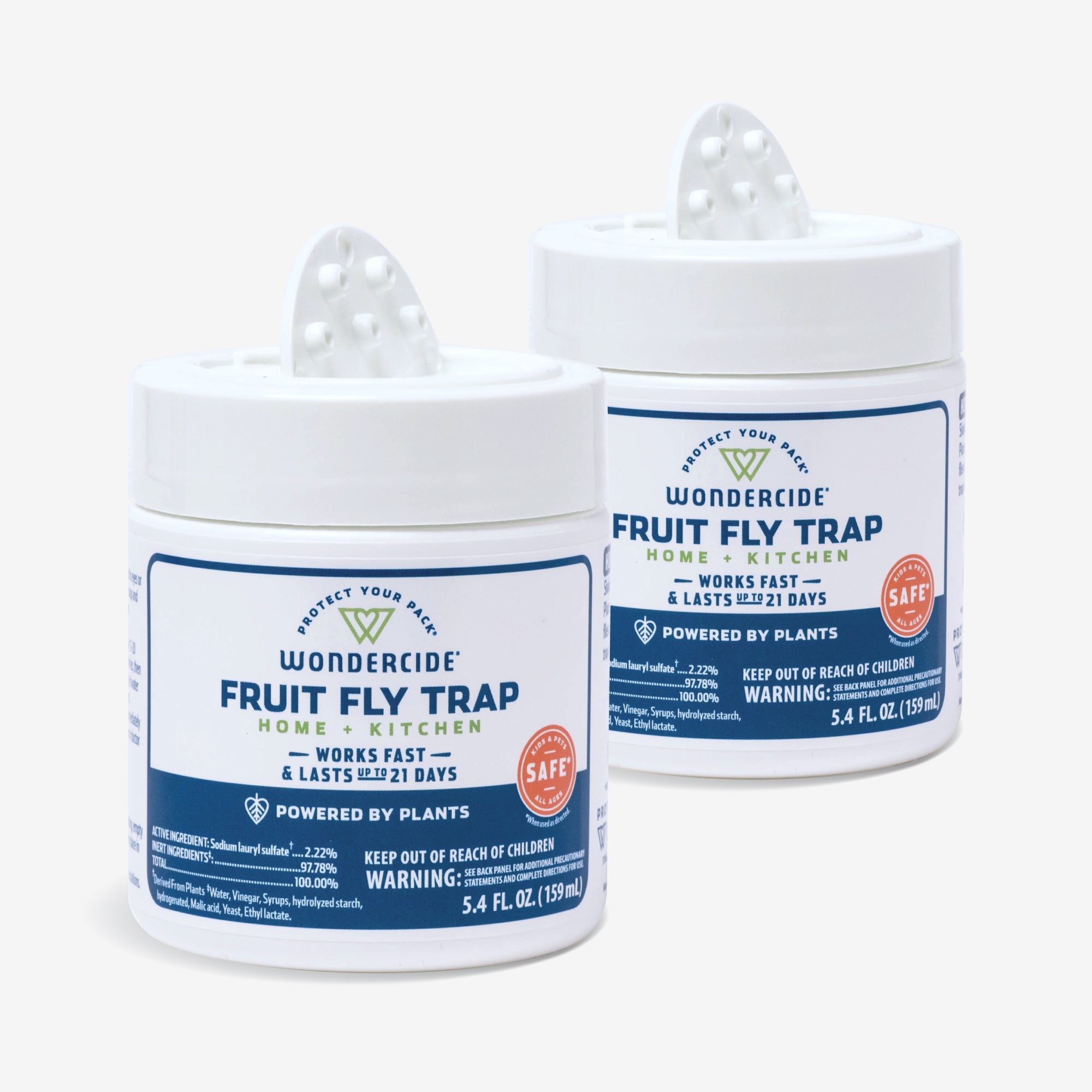 Wondercide - Fruit Fly Trap for Kitchen, Home, and Indoor Areas - Fruit Fly  Killer - Pet and People Safe - Made in USA & Plant Based - 5.4 oz - 2 Pack