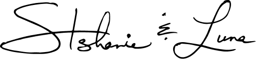 Stephanie and Luna signature