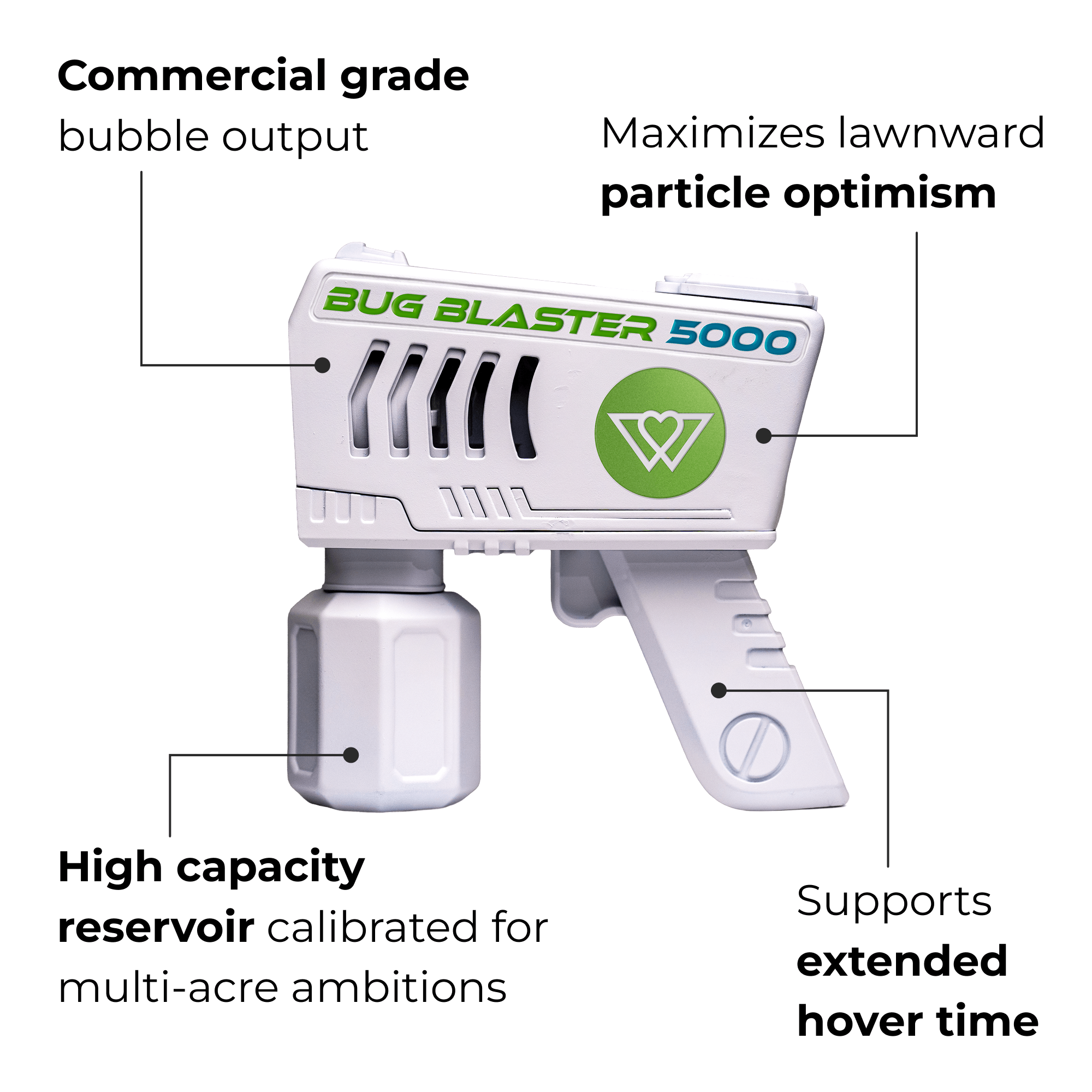 Bug Blaster 5000™ for Backyard + Beyond with Bubble Tech