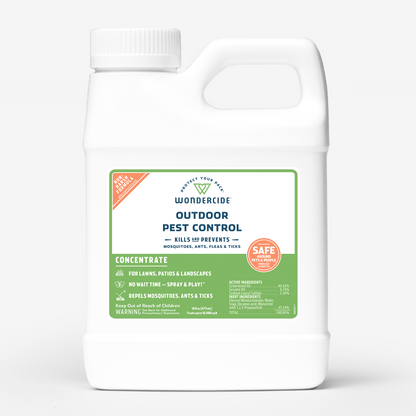 Outdoor Pest Control Concentrate for Yard + Garden with Natural Essential Oils