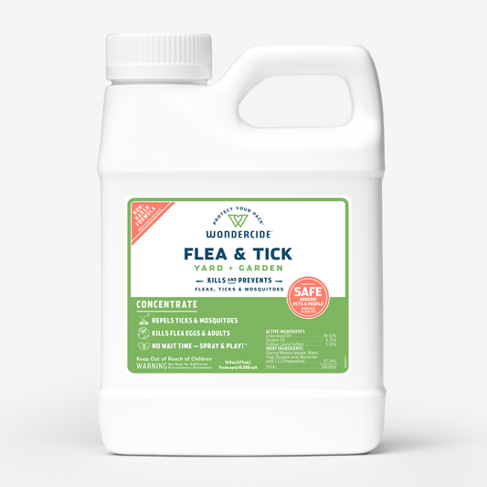 Flea & Tick Concentrate for Yard + Garden with Natural Essential Oils - 16 oz