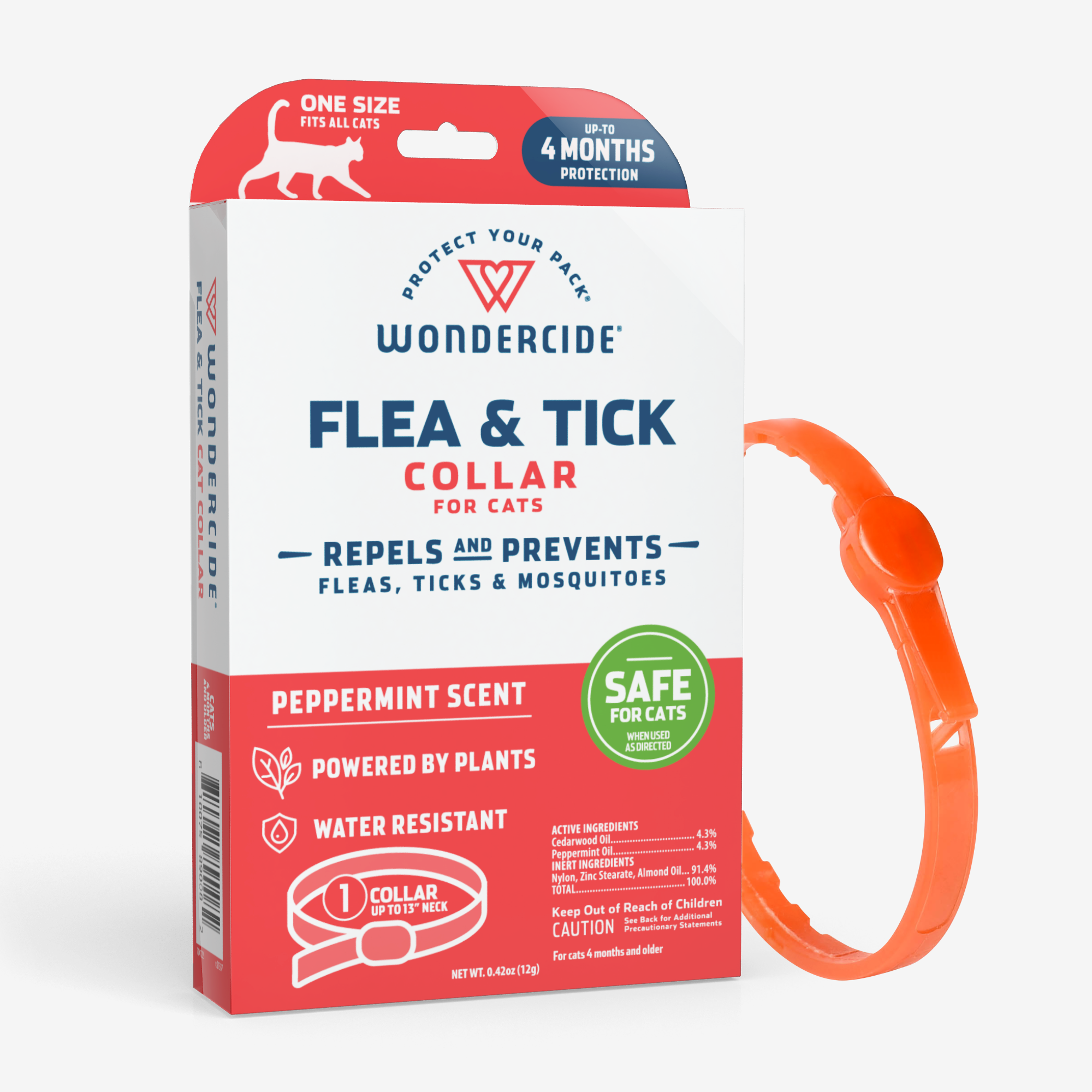 Flea & Tick Collar for Dogs + Cats with Natural Essential Oils