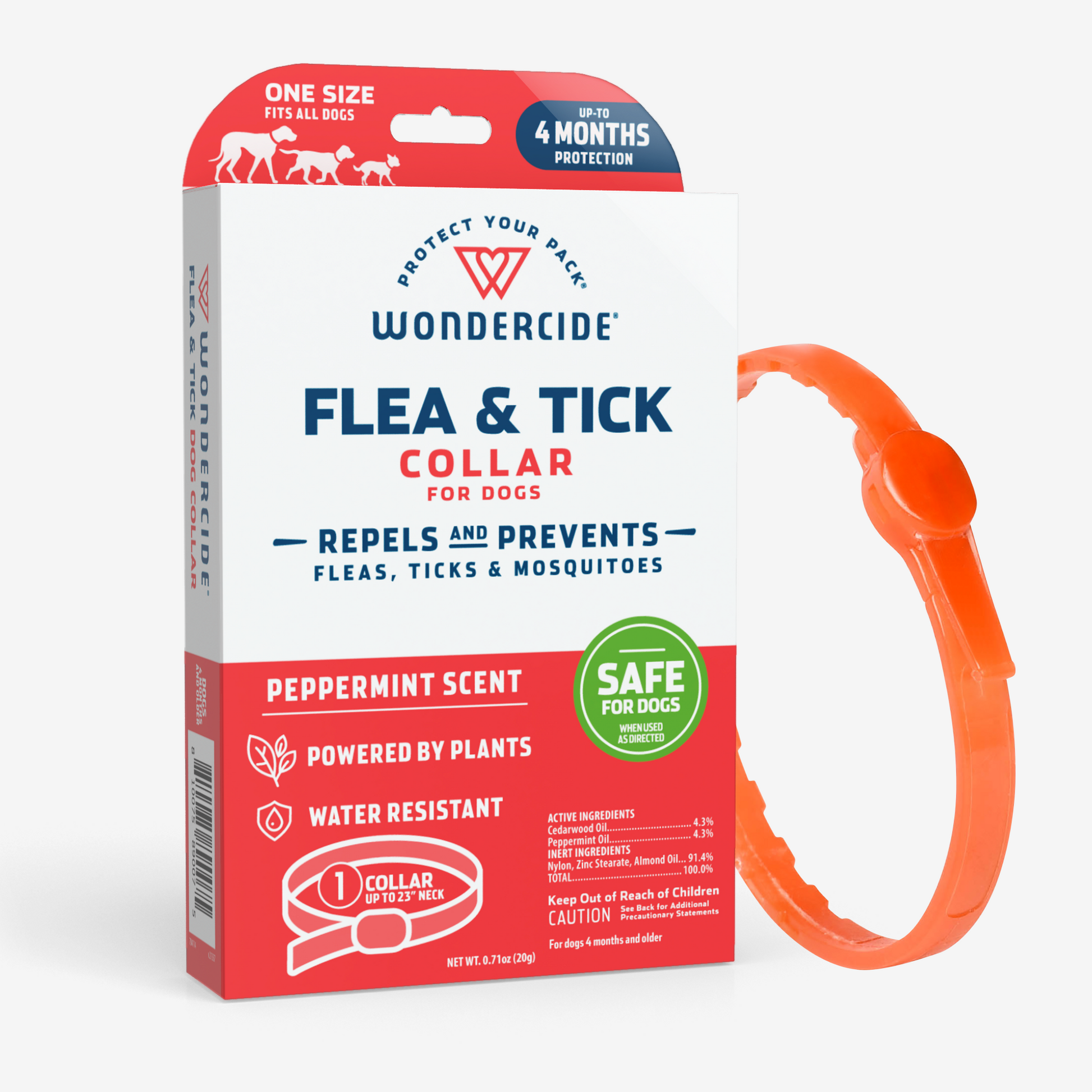 Flea Tick Collar for Dogs with Natural Essential Oils Wondercide