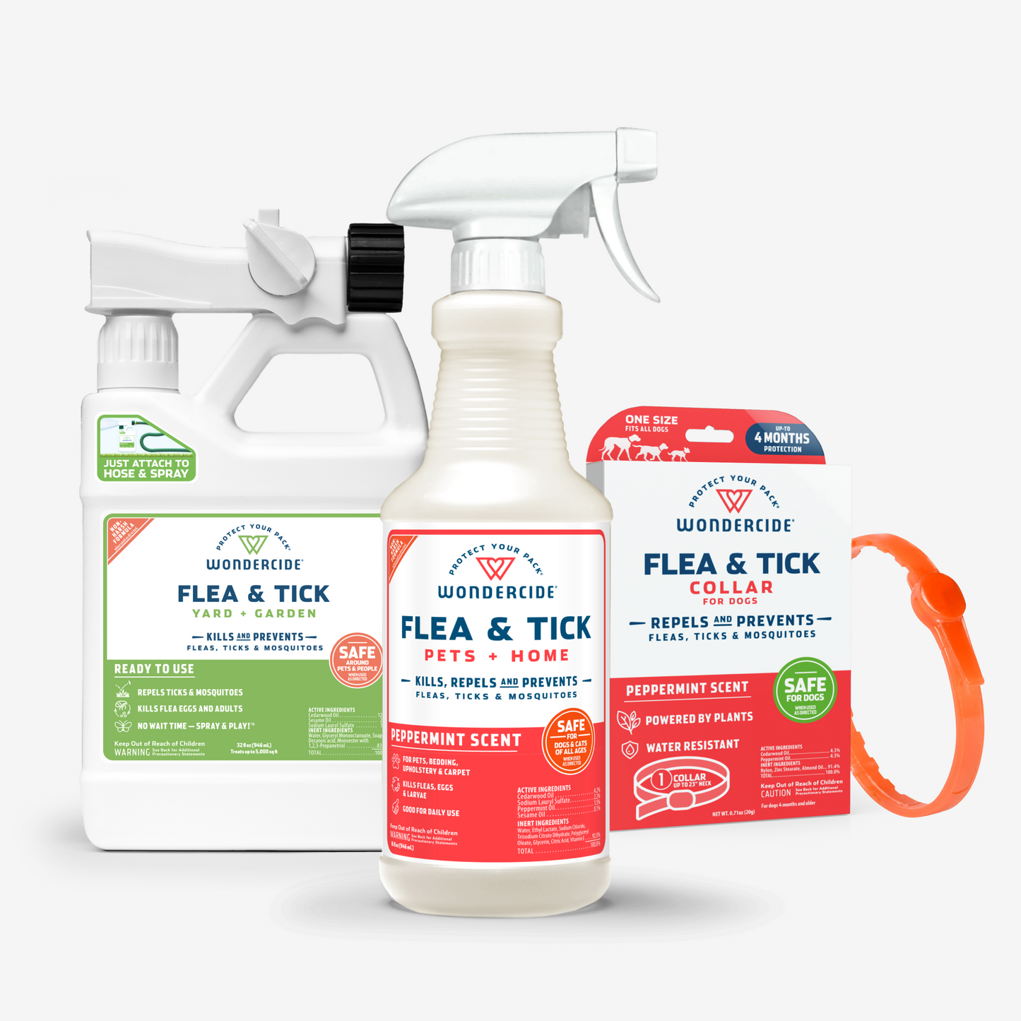 Flea & Tick 360 Protection Bundle: Collar & Sprays