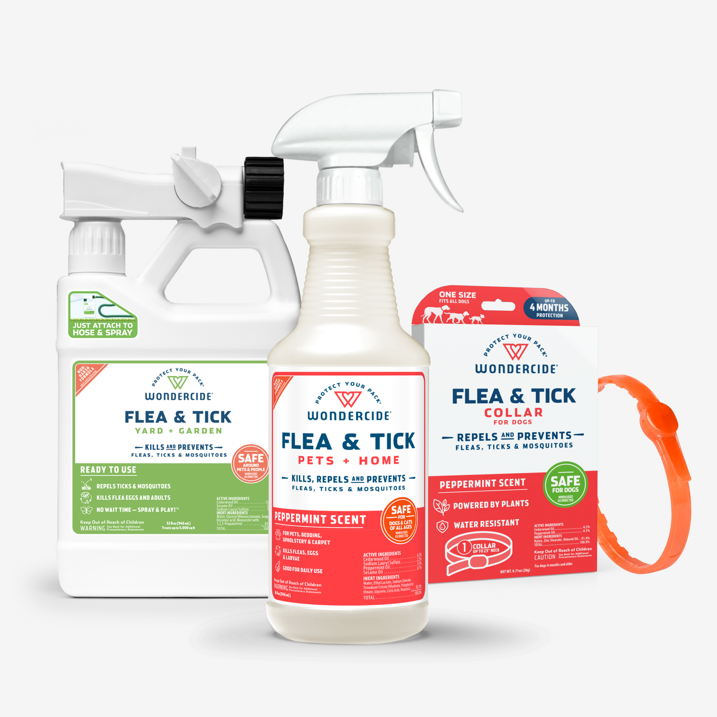 Flea Tick 360 Protection Bundle Collar Sprays Wondercide