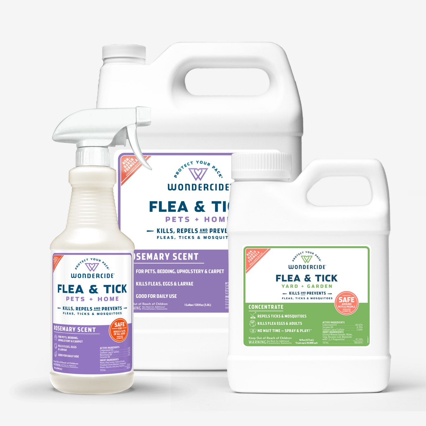 Home Treatment Kit | Flea & Tick Spray with Natural Essential Oils