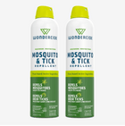 Two Wondercide Mosquito & Tick Repellent spray cans on a light gray background.