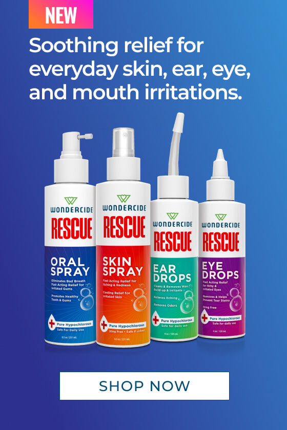 Skin, ear, eye, & mouth irritation relief products