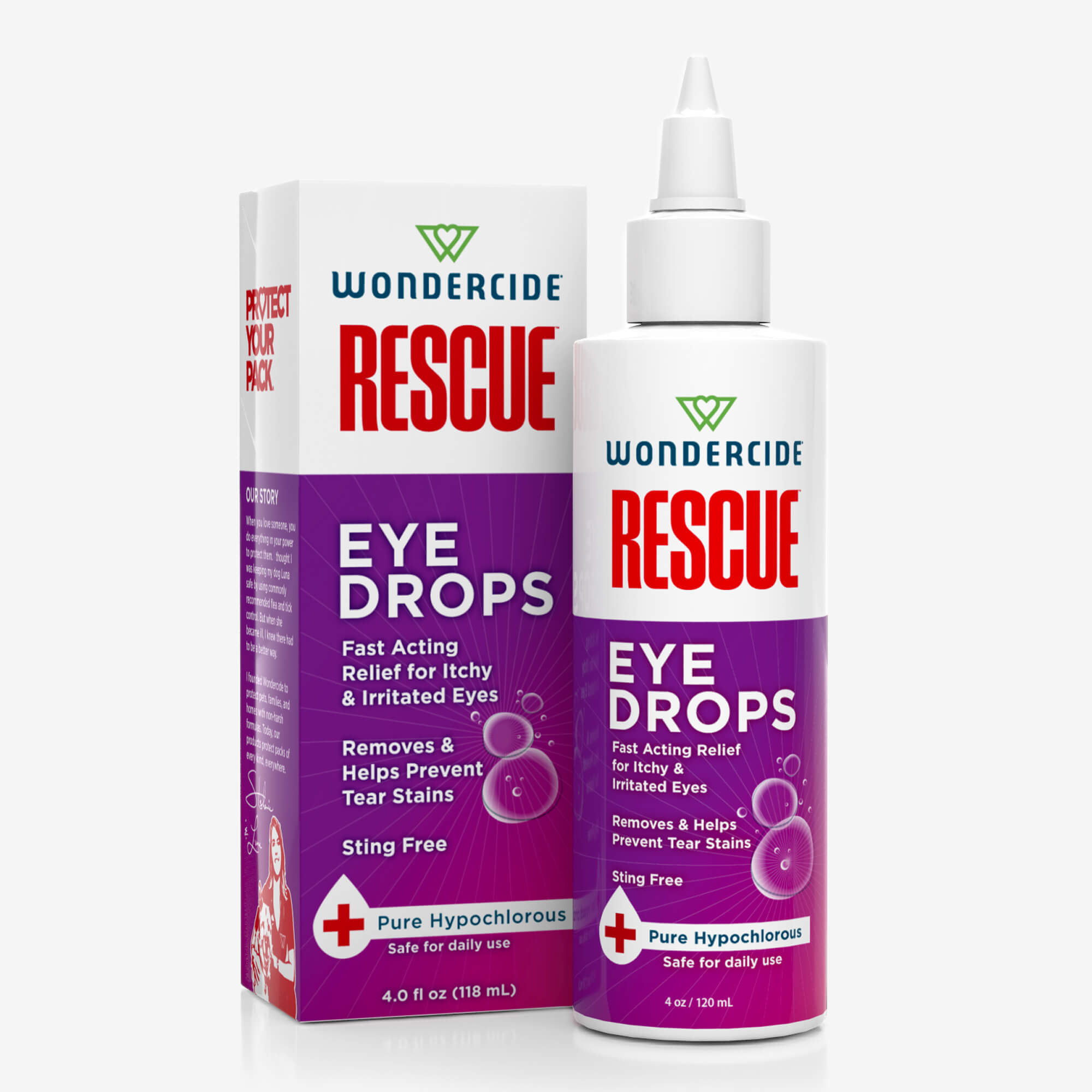 Wondercide RESCUE™ Eye Drops for Dogs & Cats – Soothe & Clean Sensitive ...