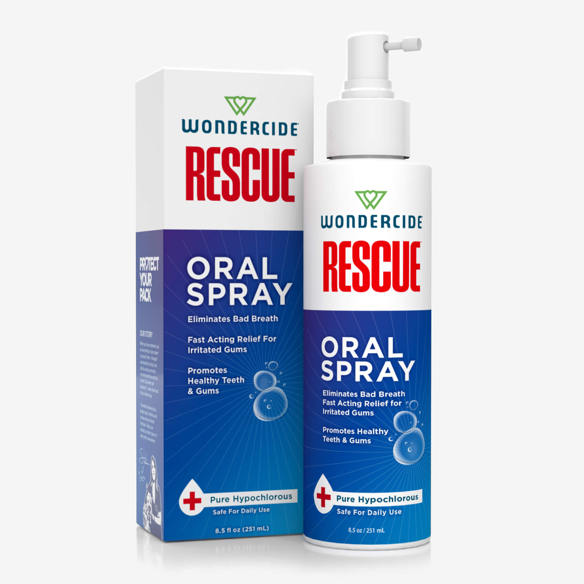 Wondercide RESCUE™ Oral Spray for Dogs & Cats – Freshen Breath & Soothe ...