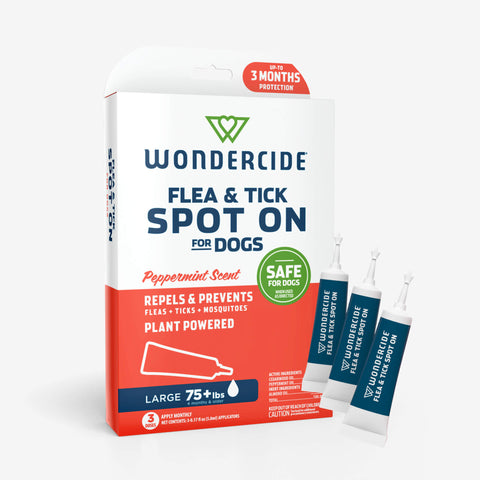 Wondercide Flea & Tick Spot On for Dogs + Cats -  Large Dog