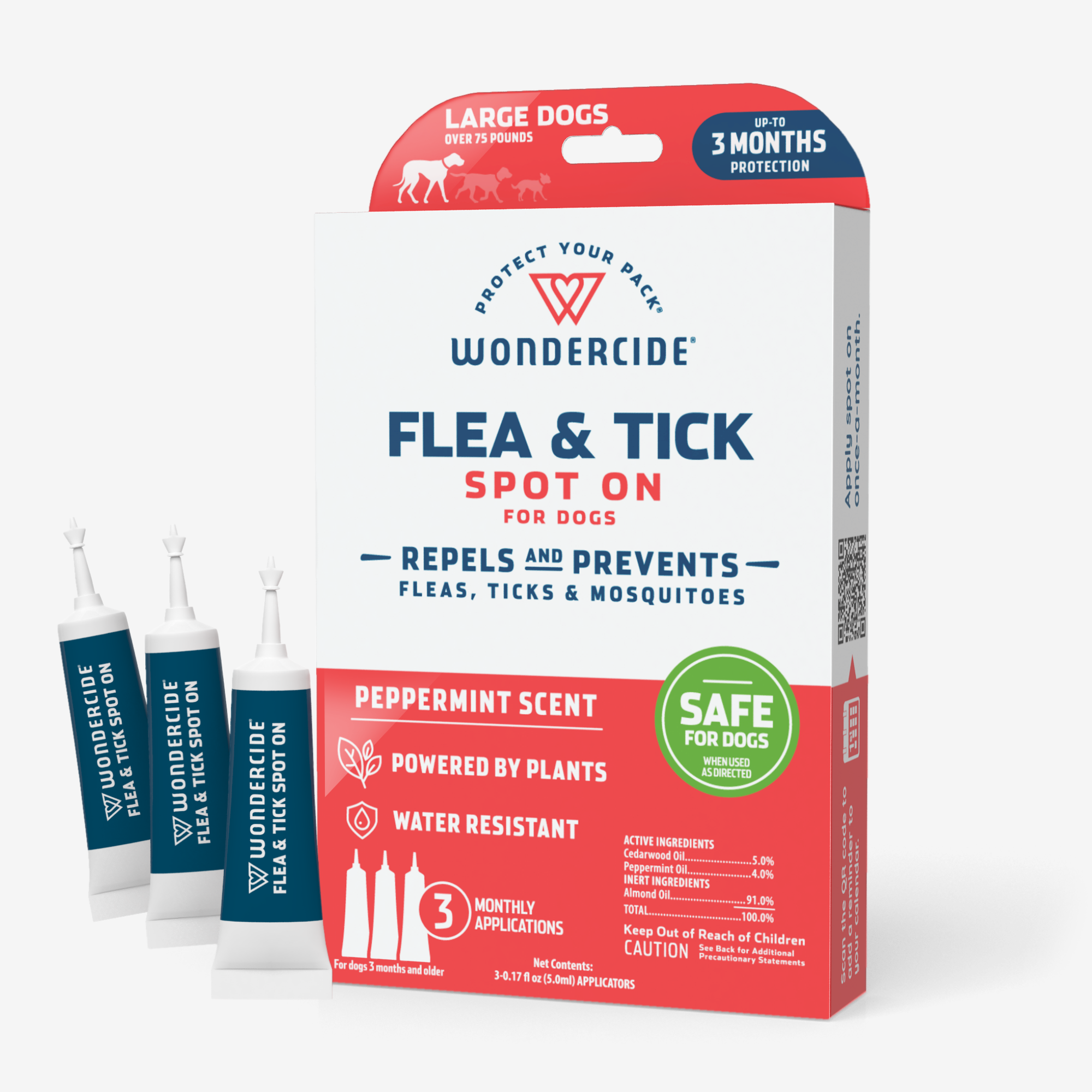 Flea & Tick Spot On for Dogs + Cats with Natural Essential Oils