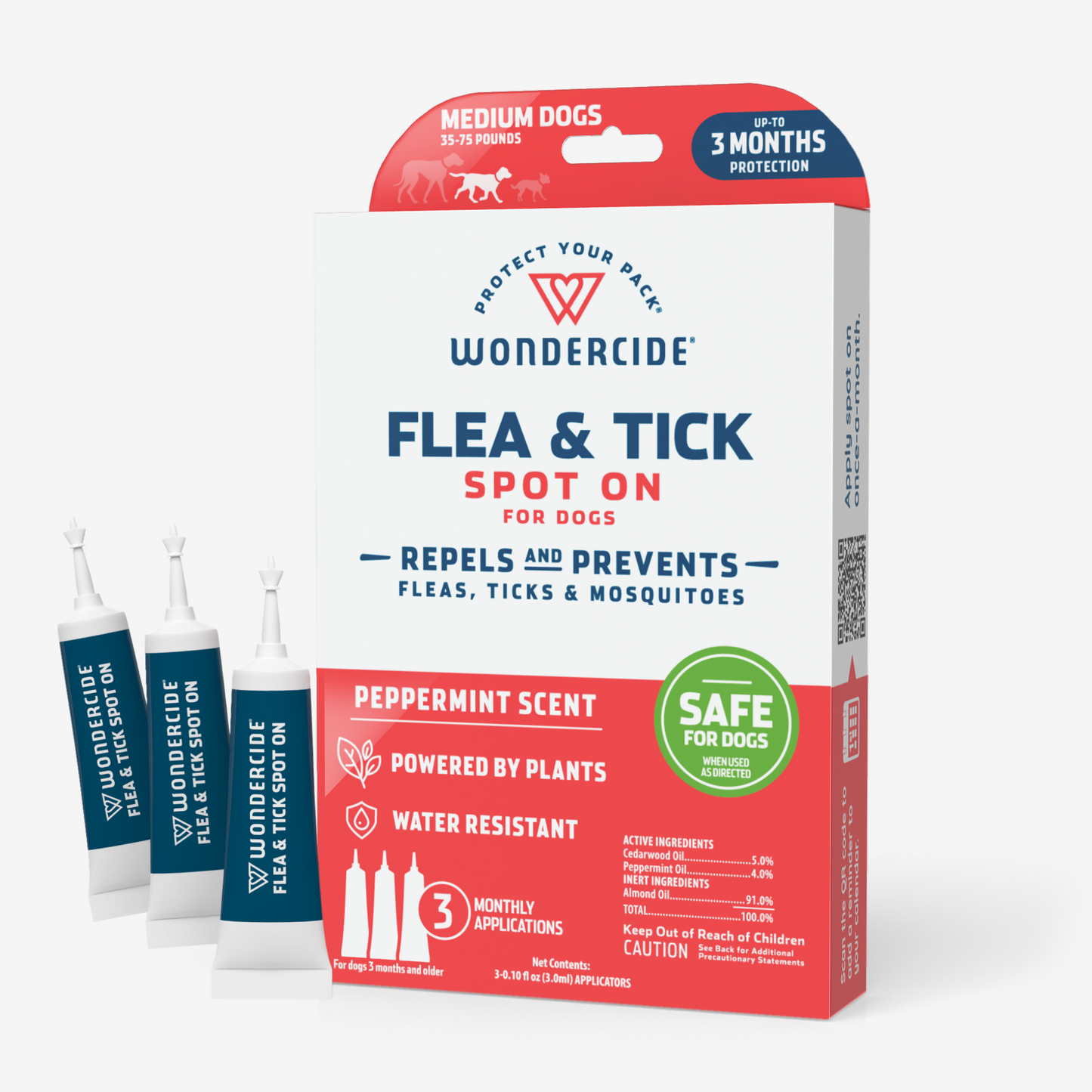 Flea & Tick Spot On for Dogs + Cats with Natural Essential Oils