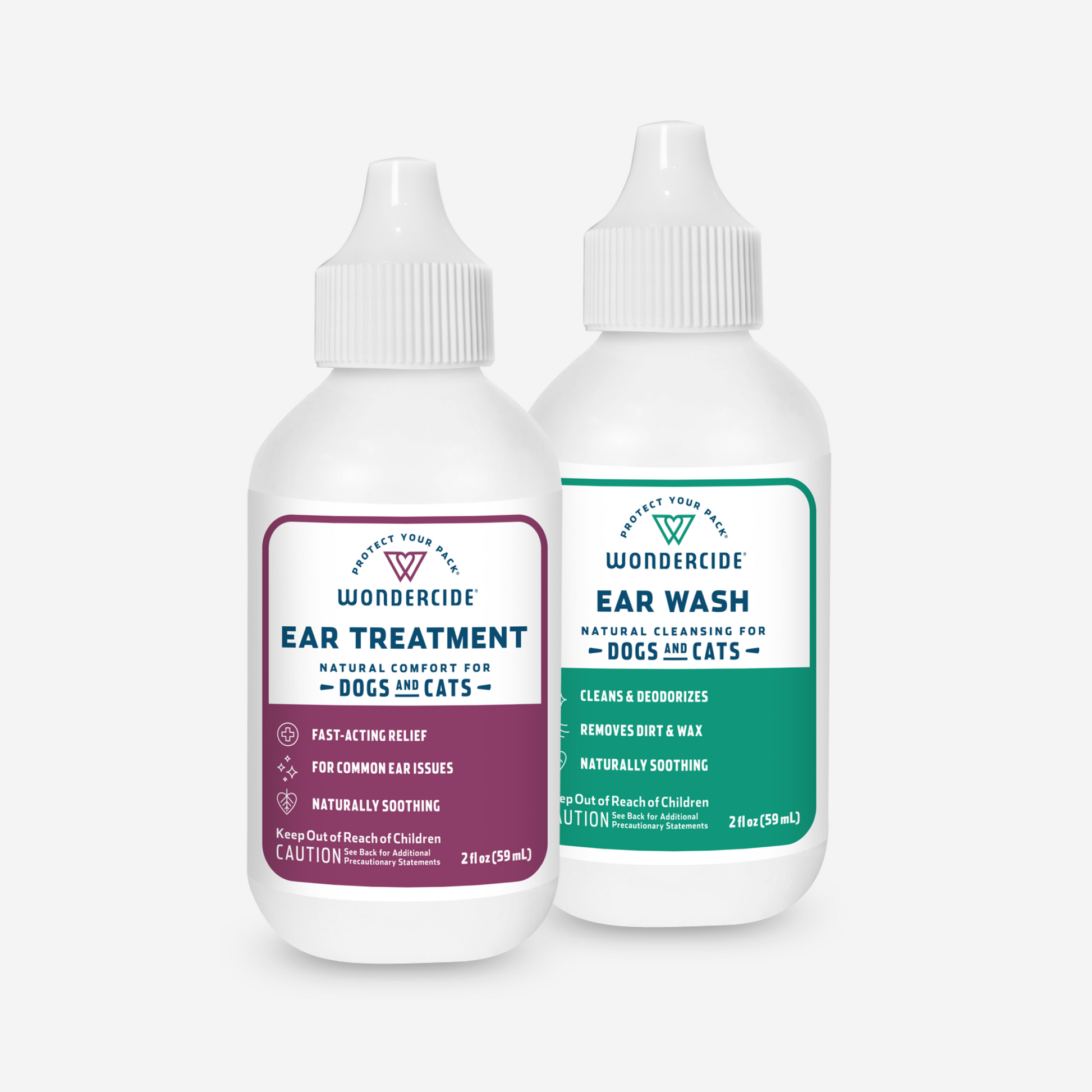 Ear Wash and Treatment Kit for Dogs and Cats