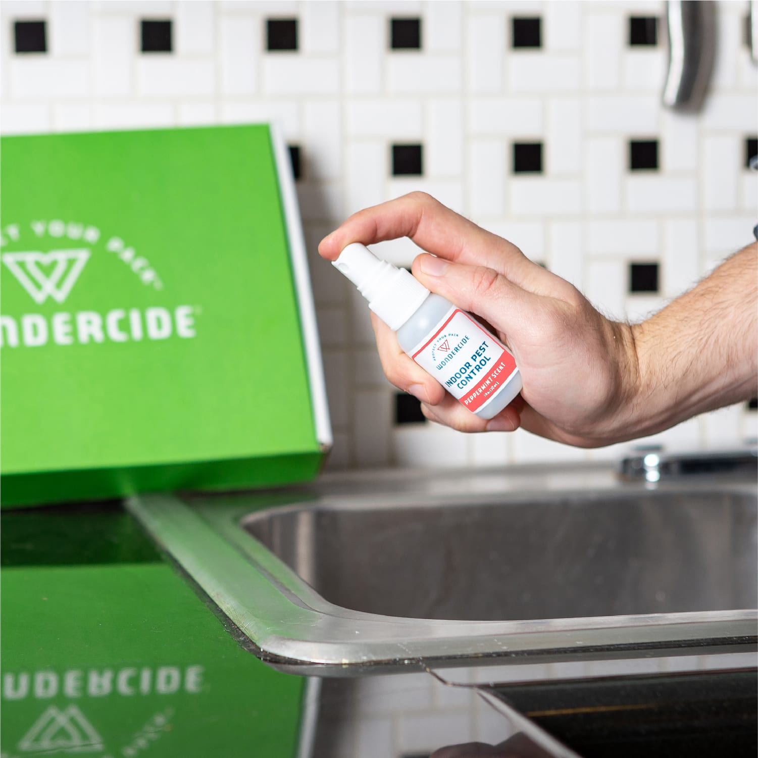 Peppermint Indoor Pest Control for Home + Kitchen - In Use