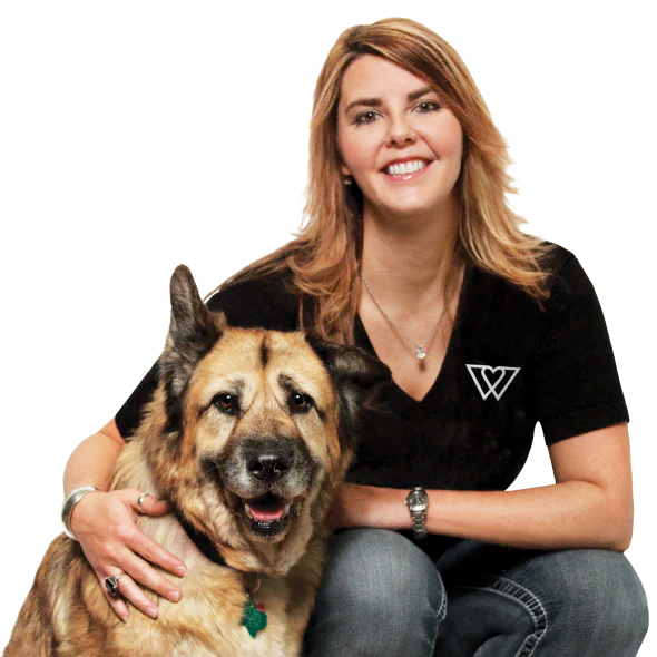Stephanie Boone with Luna